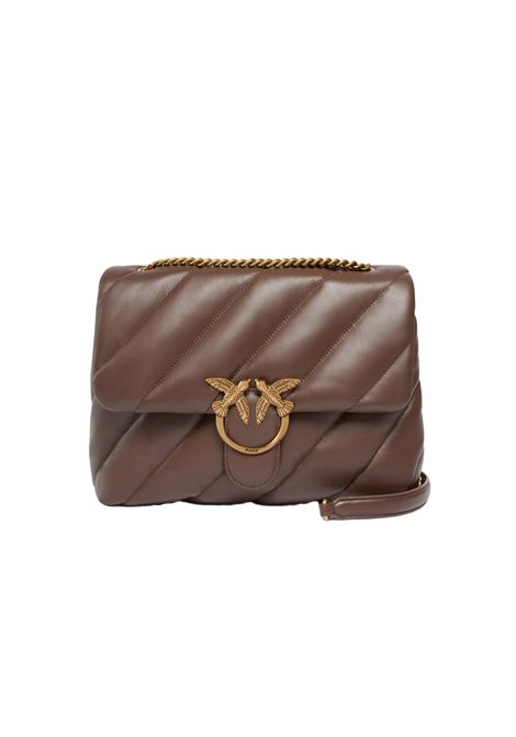 Borsa Pinko donna 100037 A0F2L74Q Big Love Puff Maxi Marrone PINKO | Borse | 100037 A0F2L74Q
